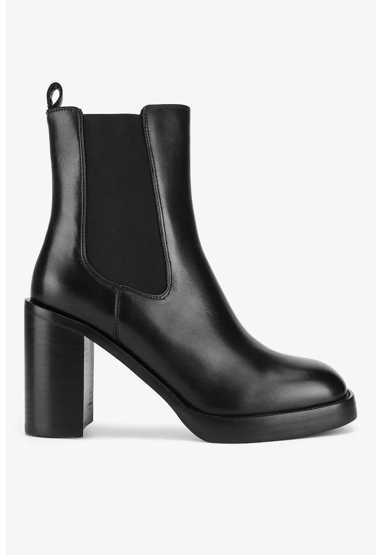 Ghete dama  5905588881698, Piele naturala, Negru, Negru
