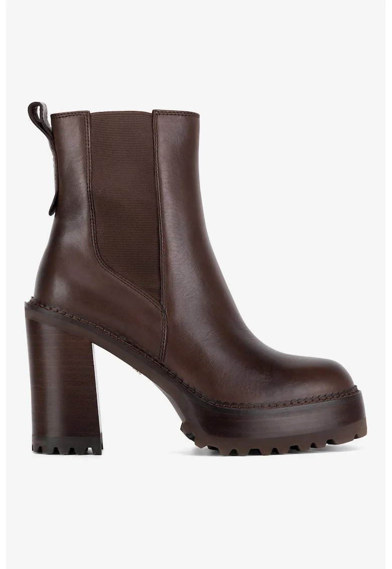 Ghete dama  5905588881476, Piele naturala, Maro, Maro