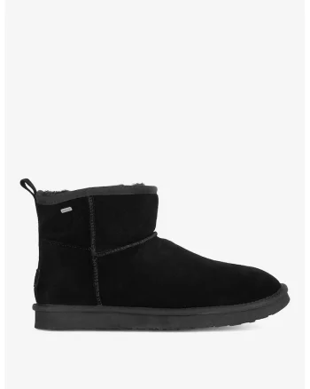Ghete dama  5905588893752, Piele intoarsa, Negru, Negru