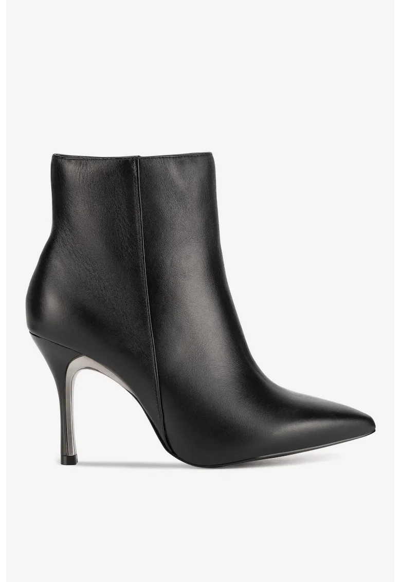 Ghete dama  5905588898771, Piele naturala, Negru, Negru