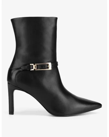 Ghete dama  5905588900559, Piele naturala, Negru, Negru