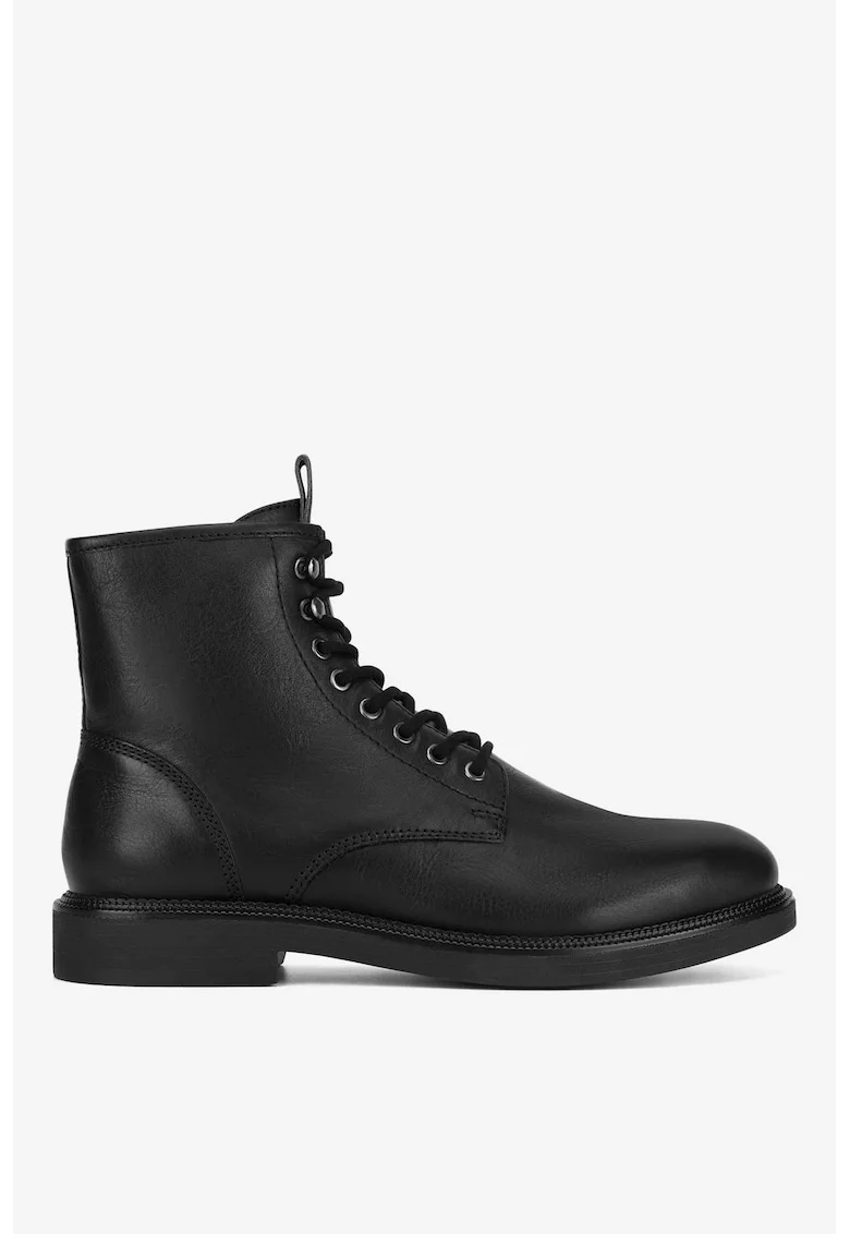 Ghete barbati  5905588901754, Piele naturala, Negru, Negru