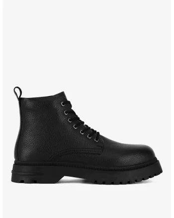 Ghete barbati  5905588901907, Piele naturala, Negru, Negru