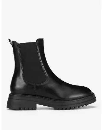 Ghete dama  5905588911449, Piele naturala, Negru, Negru