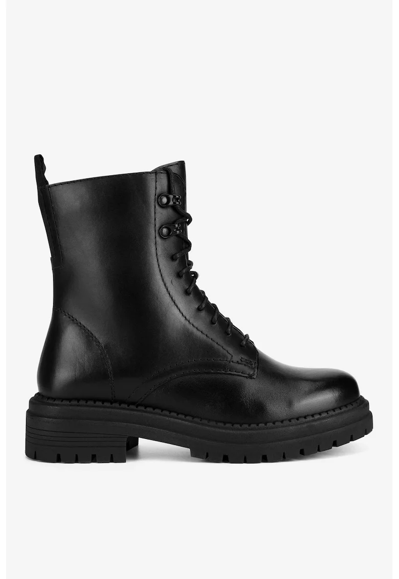 Ghete dama  5905588916376, Piele naturala, Negru, Negru
