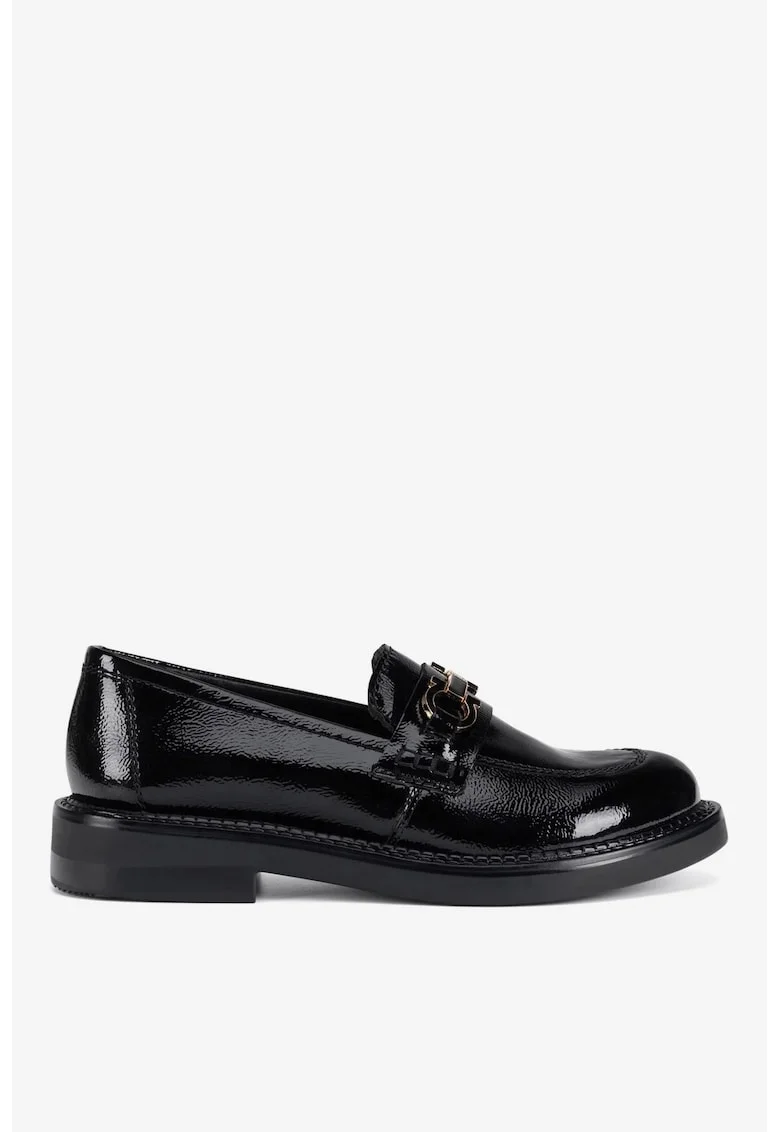 Mocasini dama  5905588918608, Piele naturala, Negru, Negru