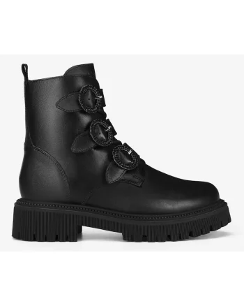 Ghete fete  5905588934554, Piele naturala, Negru, Negru