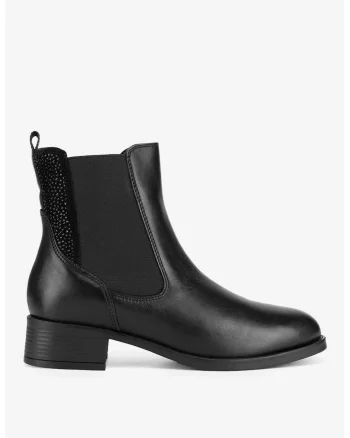 Ghete dama  5905588936961, Piele naturala, Negru, Negru