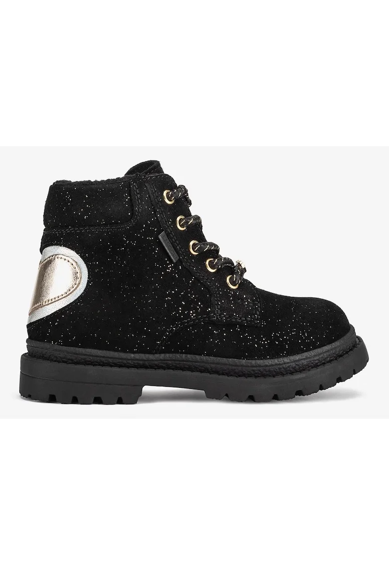 Ghete fete  5905588934479, Piele intoarsa, Negru, Negru