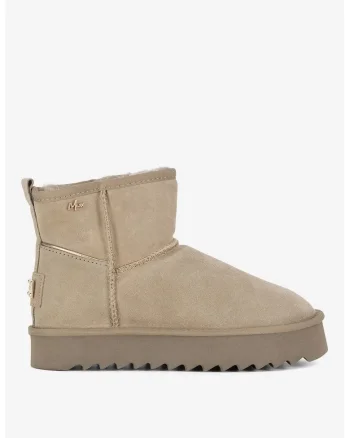 Ghete dama  5905588940395, Piele intoarsa, Bej, Bej