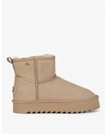 Ghete dama  5905588940388, Piele intoarsa, Bej, Bej