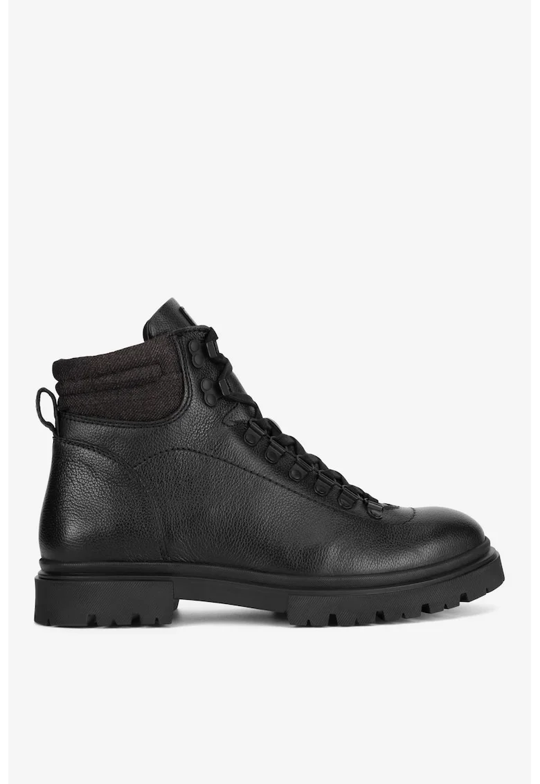 Ghete barbati  5905588981732, Piele naturala, Negru, Negru