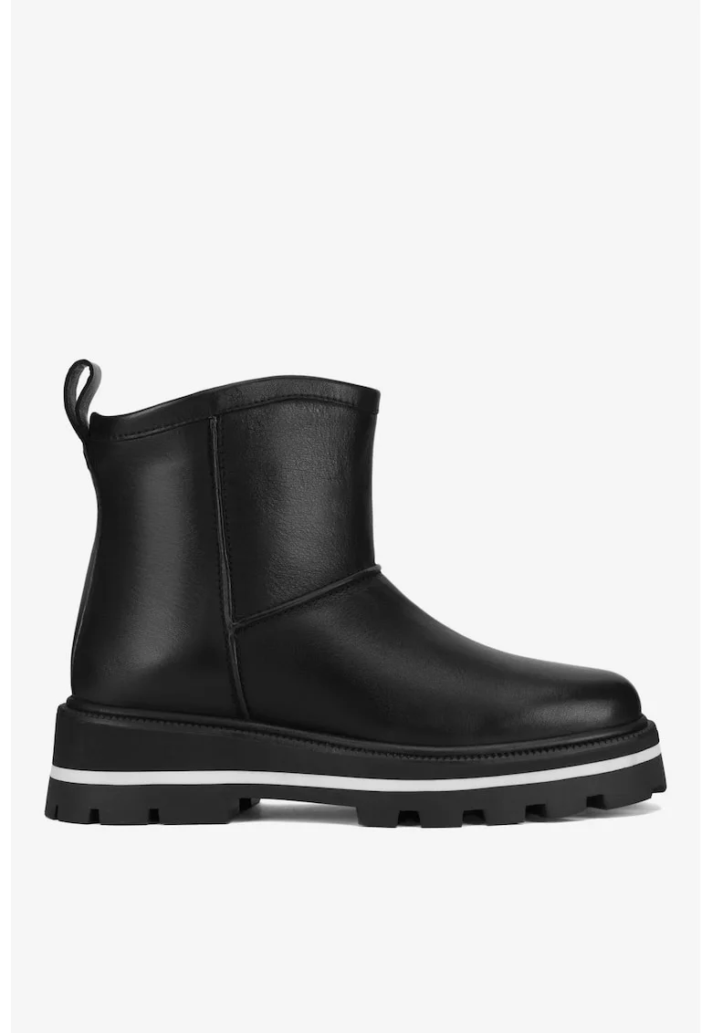 Ghete dama  5905588986478, Piele naturala, Negru, Negru