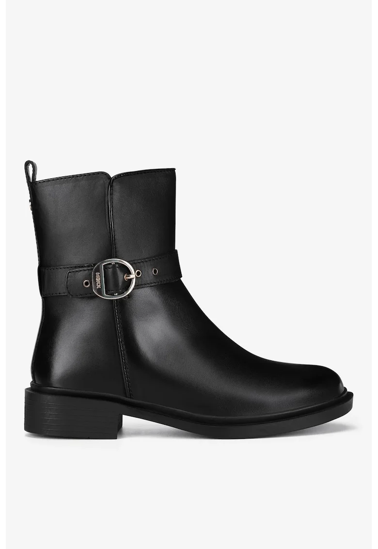 Ghete dama  5905588995296, Piele naturala, Negru, Negru