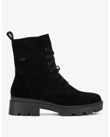 Ghete dama  5905588994695, Piele intoarsa, Negru, Negru