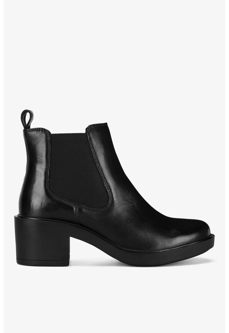 Ghete dama  5905588993681, Piele naturala, Negru, Negru