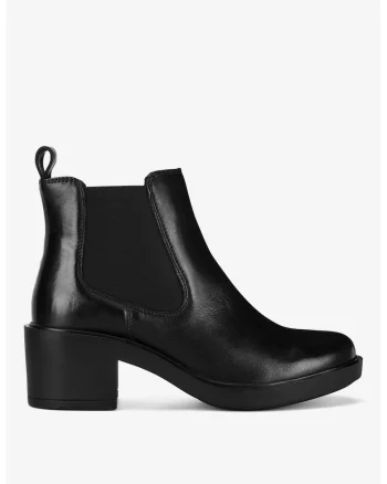 Ghete dama  5905588993681, Piele naturala, Negru, Negru