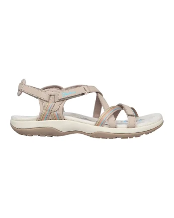 Sandale cu velcro Raggae Slim Sun Array, Maro taupe deschis