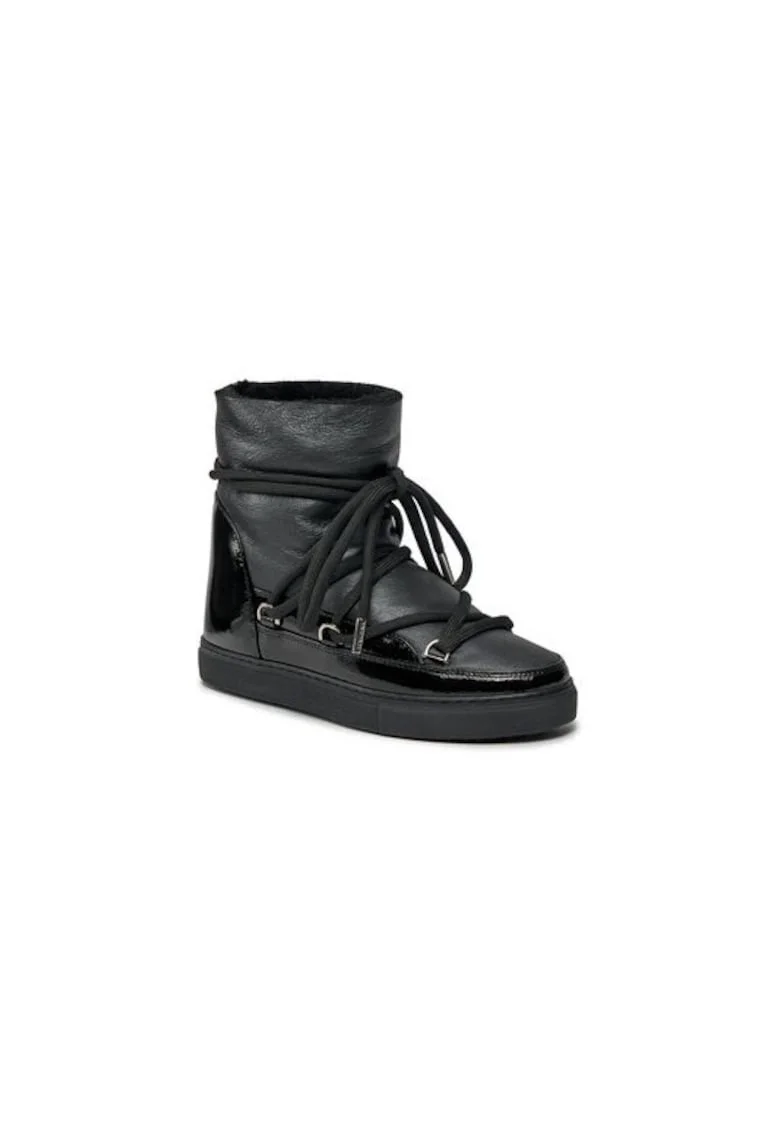 Ghete dama  303127718, Piele naturala, Negru, Negru