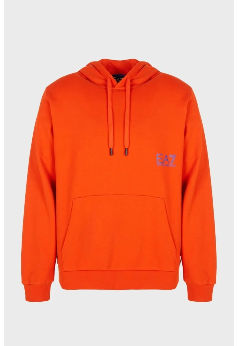 Hanorac barbati  M HOODIE RN OVERSIZE FLOCK LOGO BACK, Bumbac, Portocaliu,