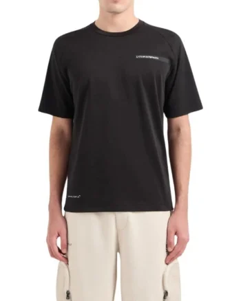 Tricou barbati  M TEE SS ST PAPL, Bumbac, Negru, Negru