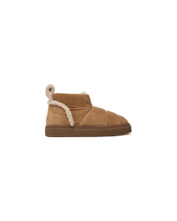 Ghete dama  304363054, Piele naturala, Bej, Bej