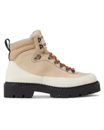 Pantofi sport barbati  TJM BOOT HIKER, Piele naturala, Bej,