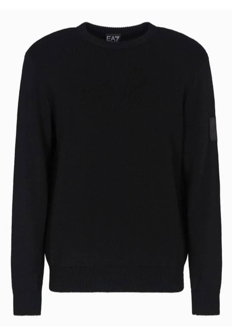 Pulover barbati  MOUNTAIN M APRES SKI KNITTED CN, Lana, Negru, Negru