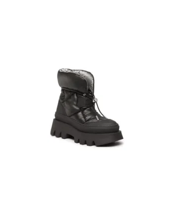 Ghete dama  302633487, Piele ecologica, 40 EU, Negru