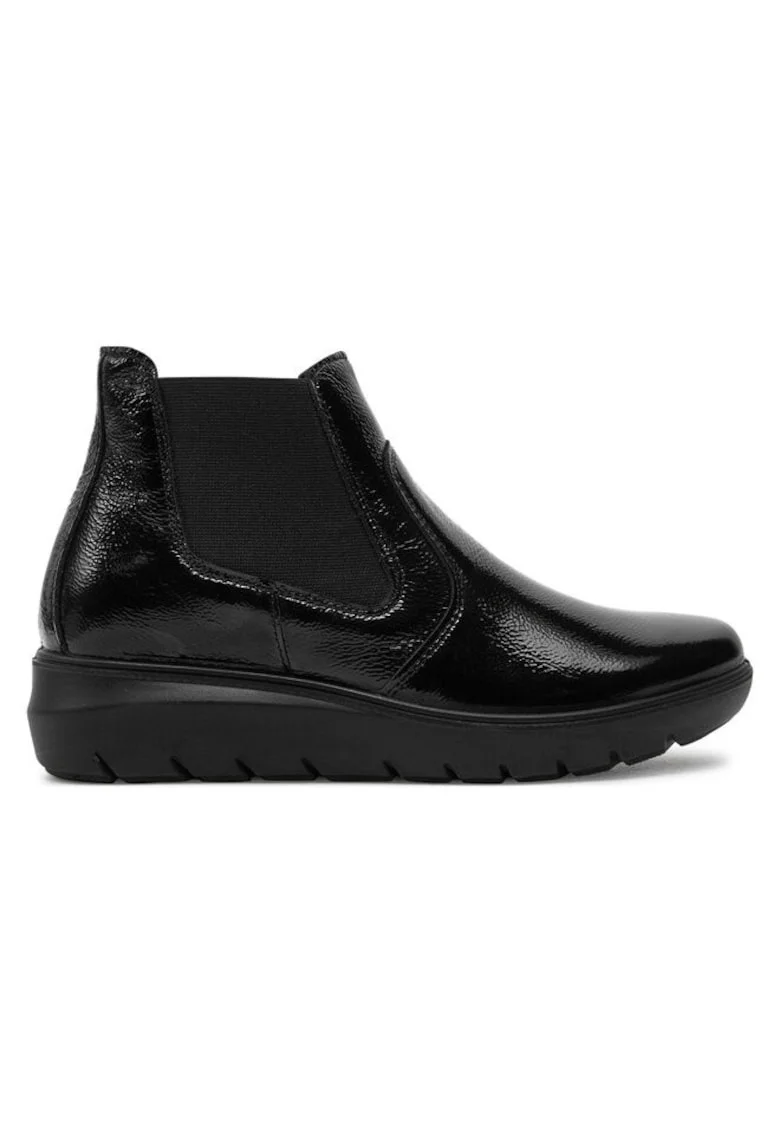 Ghete dama  304531149, Piele naturala, Negru, Negru