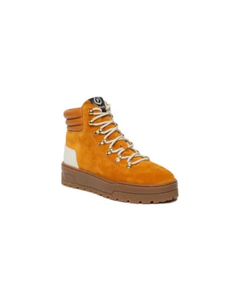 Pantofi sport dama  303258702, Piele naturala, Portocaliu, Portocaliu