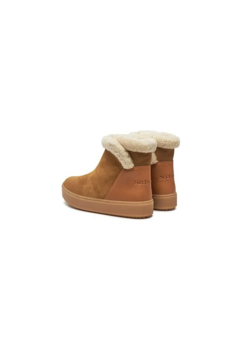 Ghete dama See By Chloe, 303027971, Piele naturala, Bej, Bej