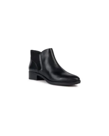 Ghete dama  302555581, Piele naturala, Negru, Negru