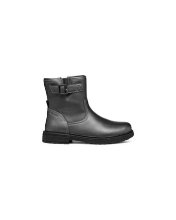 Cizme fete  304068218, Piele ecologica, Gri, Gri
