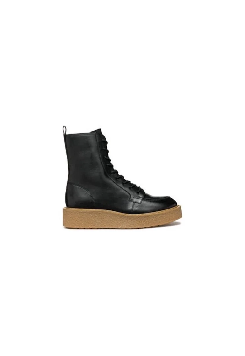 Ghete dama  304068171, Piele naturala, Negru, Negru