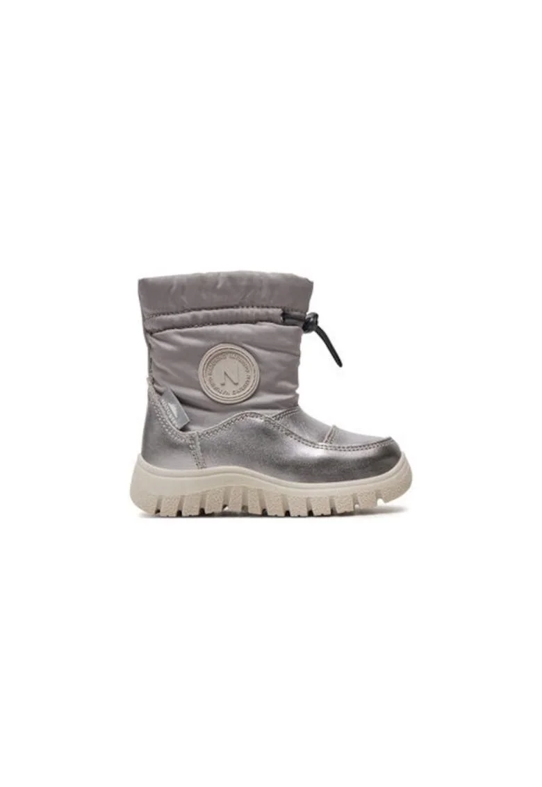 Ghete fete  304675881, Piele naturala, Argintiu, Argintiu