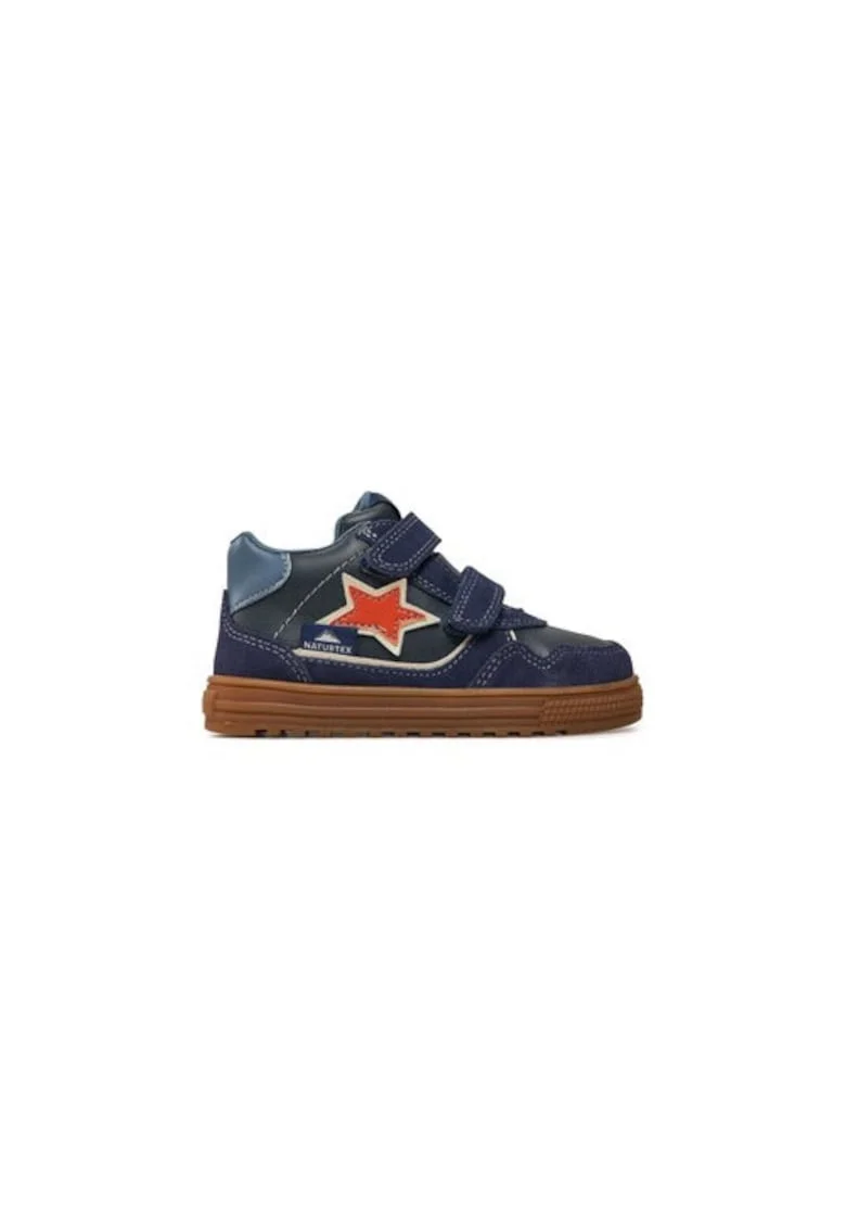 Ghete fete  304675560, Piele naturala, Albastru, Albastru