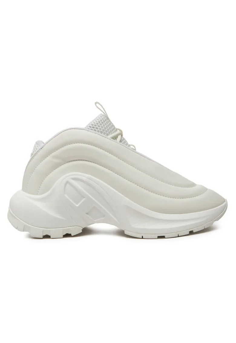 Pantofi sport dama  304186486, Piele ecologica, Alb, Alb