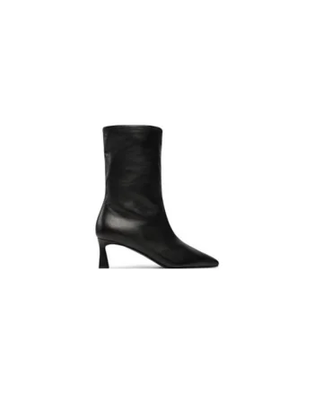 Ghete dama  304508196, Piele naturala, Negru, Negru