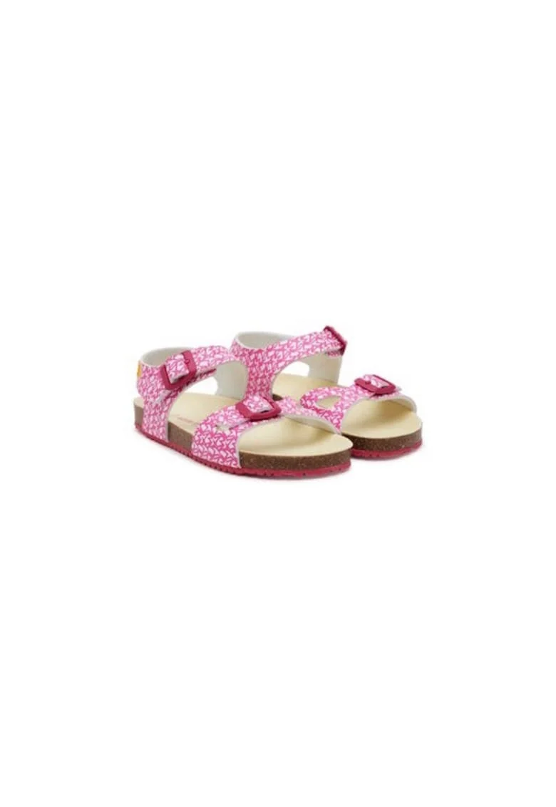 Sandale fete  305202109, Piele ecologica, Roz, Roz