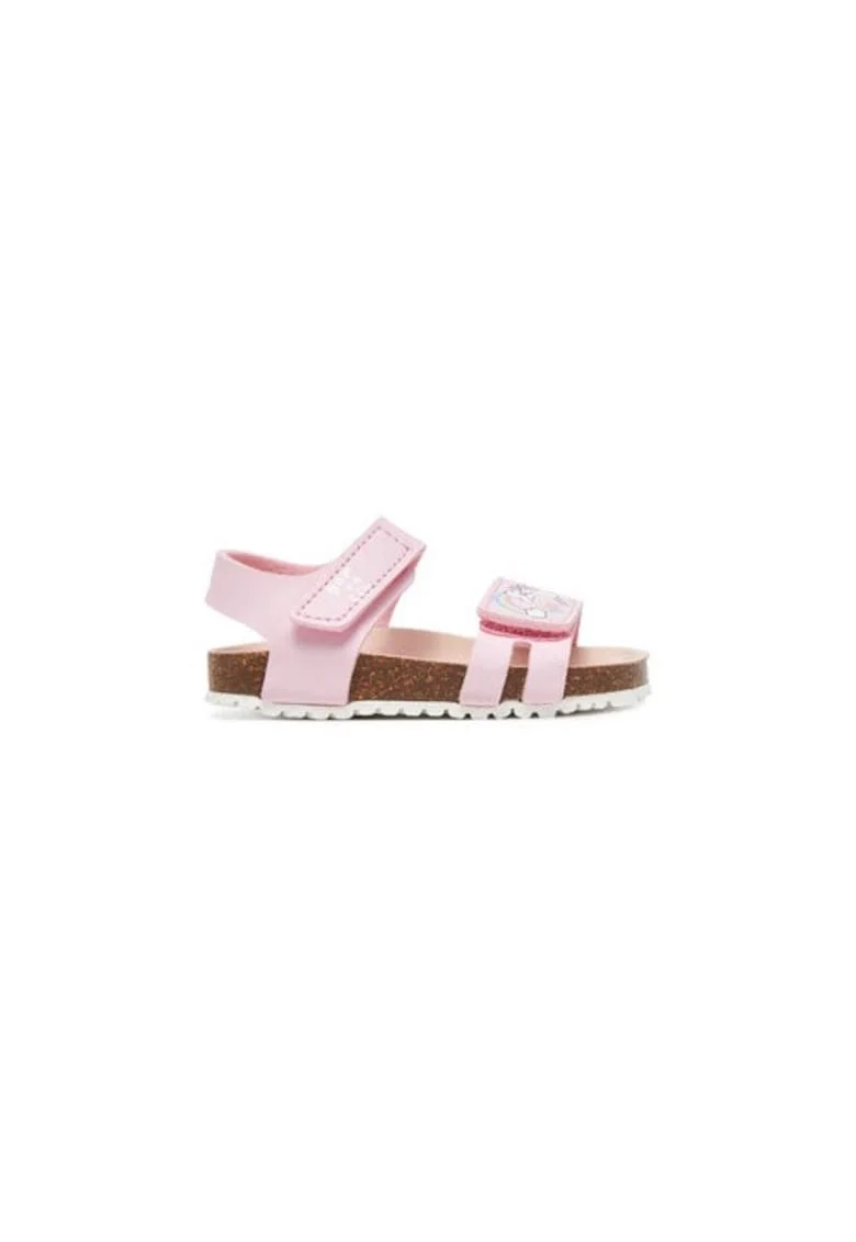 Sandale fete  305249319, Piele ecologica, Roz, Roz