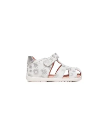 Sandale fete  305218476, Piele naturala, Alb, Alb