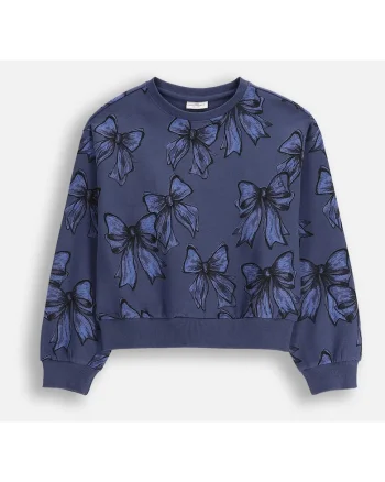 Bluza de trening cu imprimeu cu funde