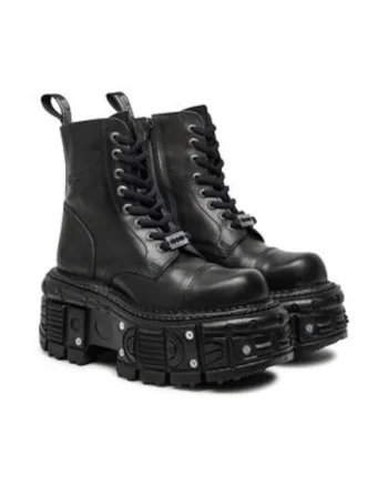 Ghete barbati  Piele naturala, Negru, Negru