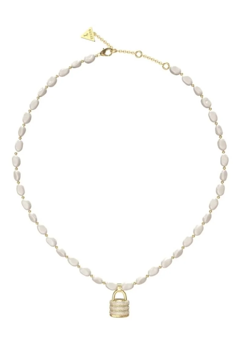 Colier  My Secret cu cristale si perle JUBN05405JWYGT-U, Auriu