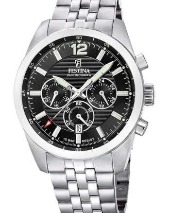 Ceas barbatesc  F20742/3 Quartz Argintiu