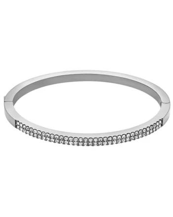 Bratara  Ellis fixa cu cubic zirconia JF04863040, Argintiu