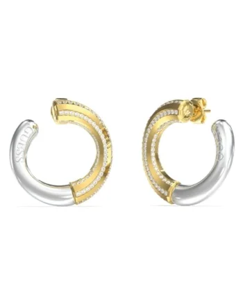 Cercei  Majorelle stud lung cu cristale JUBE05376JWYGRHT-U, Auriu, Argintiu