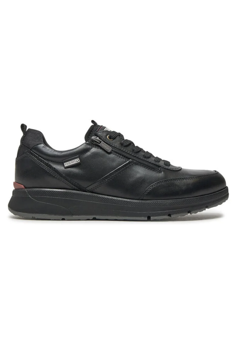Pantofi barbati  304358234, Piele naturala, Negru, Negru