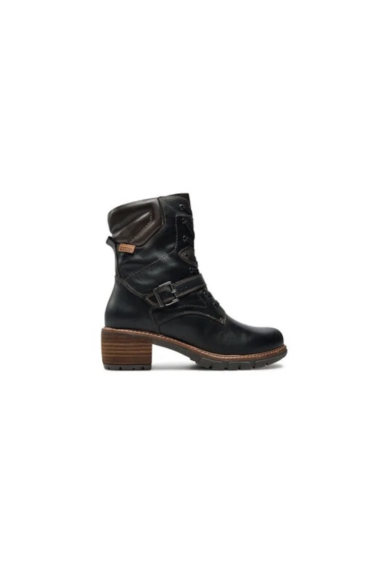 Ghete dama  304358449, Piele naturala, Negru, Negru